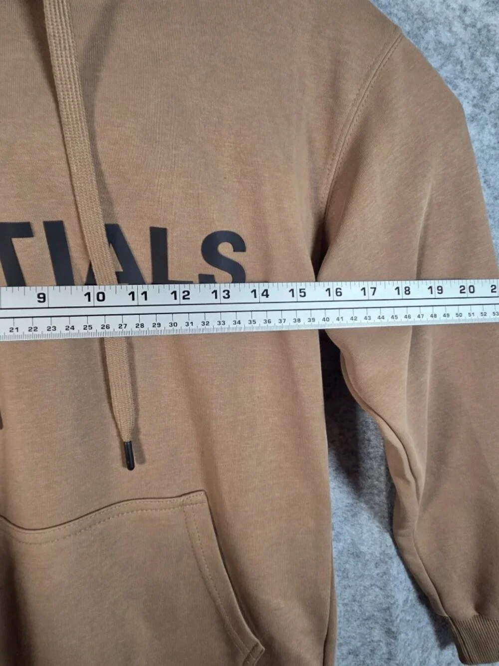 ESSENTIALS Fear of God Essentials Kids Hoodie XL Brown Streetwear Minimalist
